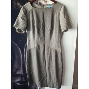 ANTONIO MELANI‎ Women's Boatneck Short Sleeve Sheath Dress Size 6